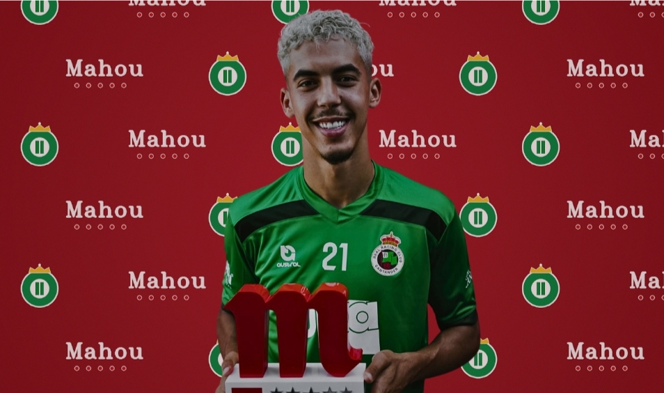 ياسر الزابيري يتوج بجائزة أفضل لاعب في راسينغ سانتاندير خلال شهر غشت الماضي 